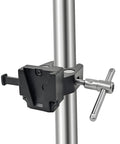 V Mount Battery Clamp Mount With Crab Shaped Quick Release Clamp for DSLR Rigs on tripod pole