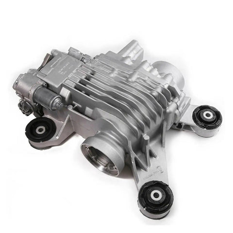 Rear Differential Carrier Assembly For VW Golf R And Audi A3 Q2 2017-2020 Quattro 4 Motion Bolt-On OEM Direct Fit Heat-Treated Alloy Gear Set For Smooth Torque Transfer And Grippy Traction, silver rear diff housing