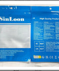 SinLoon Visual Fault Locator packaging bags, blue with white SinLoon logo, two bags visible.