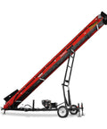 Heavy Duty Firewood Conveyor With Tires, Trailer Hitch, Stop Button And Tail Lights, 9 HP 270cc Gasoline Powered Hydraulic Drive
