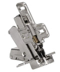 Soft Close Concealed Cabinet Hinges 175 Degree Swivel, iron copper finish, close-up view with screws