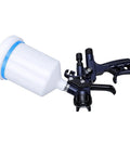 Pro Grade Hvlp Gravity Spray Gun Featuring A Smooth 1.3MM Nozzle And 600Ml Reusable Cup, Plug And Play Auto Paint Sprayer Kit showcasing heavy-duty design.