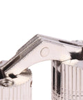 Close-up of Four Pack Brass Barrel Hidden Hinges for Concealed Cabinet Doors with 180 Degree Swing, solid brass