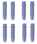 Concrete Wall Anchors For TV Mounts For Concrete Or Brick Walls, Durable Plastic 10x50mm Anchors, Grey Drywall Anchors 8-Piece Pack