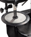 50 to 1 Ratio Air Operated Grease Pump Kit with rubber lined follower plate and trolley setup for 5 gallon bucket