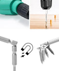 Workhorse Torx Security Screwdriver Bit Set With Easy Grip Handle covering T6 through T40, shown with drill and screws.