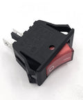Heavy Duty Rocker Switch Replacement For Bench Grinders Compatible With Ryobi BgH615 BgH616 BgH625 BgH826 BgH612, black with red toggle.