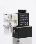 Premium Two Way Five Way Solenoid Valve 4V210-08 4V310-10 And 4V410-15 Ac110V For Pneumatic Systems, DC24V coil with connector.