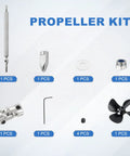 Upgrade Your RC Boat With A Solid Drive Shaft And Propeller Universal Joint Kit, 150mm Shaft, 100mm Sleeve, 55mm Propeller