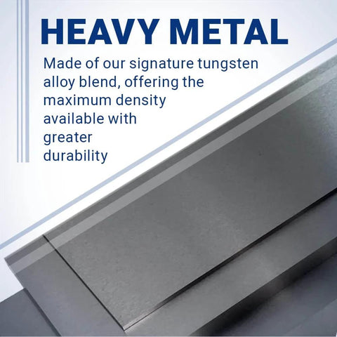 Ergonomic Tungsten Bucking Bar BB-5 Notched Side 3/4 Inch By 1.5 Inch By 2.5 Inch Weighing 1.67 Lbs Built For Heavy Duty Riveting, Cuts Vibration And Wrist Strain