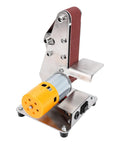 Oreilet 3 In 1 Mini Belt Sander With 7 Speed Adjustable Settings And 20 Sanding Belts For knife sharpening and woodworking, compact design.