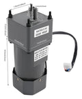 90W Variable Speed AC Gear Motor With 110V Single Phase Power 0-135 RPM Output 10K High Torque Includes Speed Controller And Gear Box