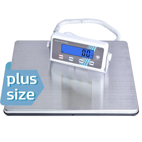 Beefy And Sturdy Extra Wide Medical Digital Body Weight Scale 440 Lb Capacity With Large 15 By 12 Inch Platform Ultra Clear LCD Readout
