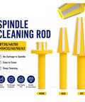 Heavy Duty Spindle Cleaner Brush And Precision Tool Holder For Cnc Milling Machines Delivering Rock Solid Vibration Free Clamping Constructed From Heat Resistant Materials For Quick Easy Tool Swaps Now, showing various spindle cleaning rods.