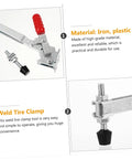 Two Pack Quick Release Toggle Clamps For Welding And Woodworking Iron Fixed Holding Clamps That Secure Materials During Welding And Assembly Heavy Duty Lock Down Fixtures For Precise Workholding Tools Easy Grip