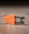 Rope Anchor Hook One Handed Operation Portable Chalk Line Anchor Tool for quick rope securing, shown on wooden surface.