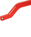 Radius Arm For Polaris RZR XP 1000 And XP 4 1000 Beefed Up High Clearance Rear Boxed Arms Aluminum And 304 Stainless Steel Red Powder Coated Off Road Durable Upgrade, red boxed arm close-up