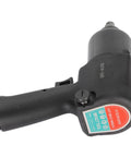 Bone Hard Half Inch Air Impact Wrench With Twin Hammer Core displayed with grip and controls, ideal for heavy shop tasks.