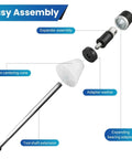 Cam Bearing Removal And Installation Tool Set With One And One Eighth Inch To Two And Two Thirds Inch Adapters showcasing parts including expander assembly and nylon centering cone