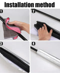 Waterproof Pipe Insulation Wrap For Outdoor Use, step-by-step installation on pipe with aluminum foil shield, 4-step process