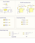 Circuit schematic for Pro Grade BLDC Motor Controller For FOC Shields with IR2104 and INA240 components for Arduino projects.