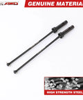 Arrma One Fifth Kraton Outcast Eight S EXB Driveshaft Upgrade Alloy Steel 60 Percent Harder Front And Rear Driveshafts Replaces ARA310926 Two Piece Set For Beefier RC Truck Performance, two alloy steel RC driveshafts