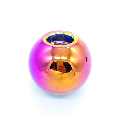 Dope Colorful Ball Style Gear Shift Knob For Manual And Automatic Transmissions Universal Fit Neo Chrome Finish Shifter Lever Upgrade For Cars