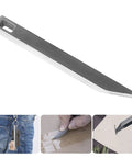 Everyday Carry Keychain Pry Bar And Bottle Opener Tool In Stainless Steel shown as a small multitool for EDC, rust resistant, in use