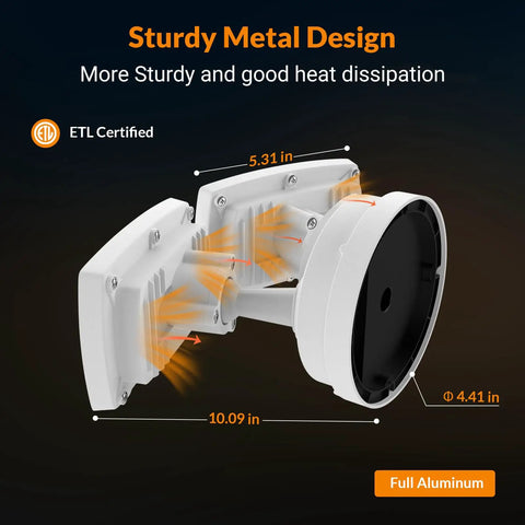 Kicking Out 3000 Lumens From 28 Watt Led Flood Lights Outdoor These Heavy Duty Security Spotlights Cast A Smooth Anti Glare Beam For Yard Patio Or Driveway With Top Shelf Weather Resistant Build Quality