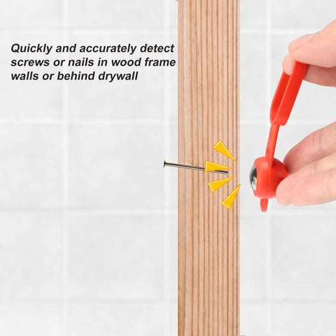 Kickass Battery Free Stud Finder For Hassle Free Wall Scanning Locates Nails Screws And Hidden Metal In Drywall Wood Heavy Duty Twenty Seven Pound Pull Magnet Sweet Grip For Serious Home Renovation Hustle