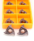 Carbide Threading And Turning Inserts RT1601G AG60 1210 Threaded Cutter Plates For Tool Holder Your Go-To Lathe Tool Upgrade For Steel Iron Aluminum Alloys With SER1212H16 SER1616H16 SER2020K16 RT1101L AG60A 1210 carbide inserts in yellow tray