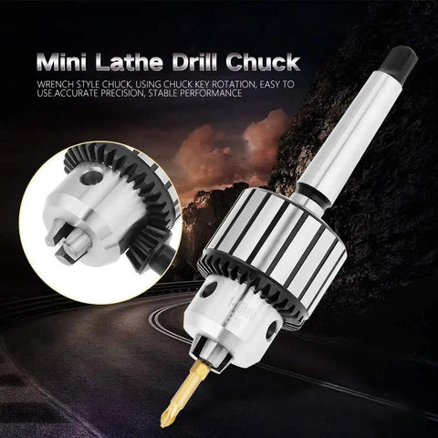 Heavy Duty Mt2 Morse Taper Drill Chuck for Lathe and Drill Press 5/8 Inch Keyed Three Jaw Pro Grade Steel Construction for Hardcore Metalworking and Precision Turning Badass Performance for Any Job Shop or Weekend Warrior Project