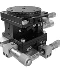 4 Axis Manual Linear Stage For Pro Level XYZZR Alignment With A Smooth Cross Roller Table, 60x60mm, Replacement For LT60 LM Bearing Tuning Platform