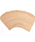 100 Pack Mini Natural Kraft Paper Bags 3x5 Inches For Bakery Cookies Treats Snacks Popcorn Gift Bags Stampable Eco Friendly Non Toxic Flat Bags
