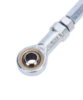 Heavy Duty Steering Tie Rod Kit With 155mm End Joints And Spherical Joints For Go Karts, close-up of steel alloy end joint