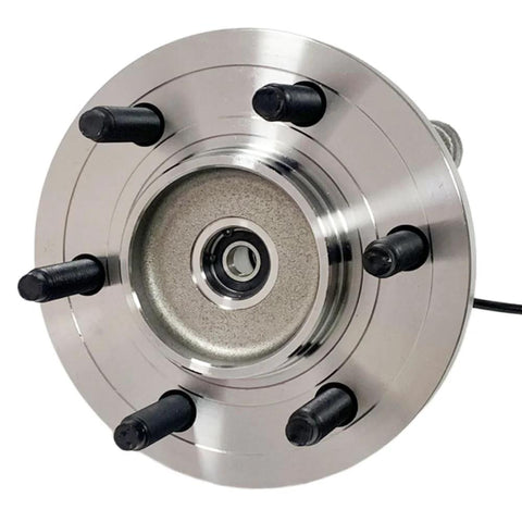 Front Wheel Hub Bearing Assembly 6 Lug 4WD With ABS For Ford F150 Expedition 2011 To 2014 And Lincoln Navigator Premium Greased Ready