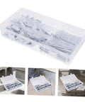 48Pcs Heavy Duty Toggle Bolt And Wall Anchor Kit For Drywall And Hollow Walls No Sweat Quick Install With Secure Hold For Lamps Shelves TVs And More Versatile Hollow Wall Hardware in plastic case