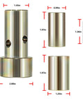 Cat 1 Quick Hitch Adapter Bushing Kit For Category 1 3 Point Tractors And Implements, steel bushings with 4.00in and 2.00in dimensions