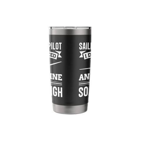 Stainless Steel Insulated Tumbler For Sailplane Lovers And Aviation Enthusiasts Keeps Cold Drinks Ice Cold Or Hot Coffee On Long Fly Days