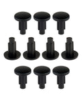 Durable Threaded Rubber Nuts And Well Nut Inserts For Exterior Doors That Seal Screw Holes From Moisture And Vibration, offering snug fit in a 10 pack.