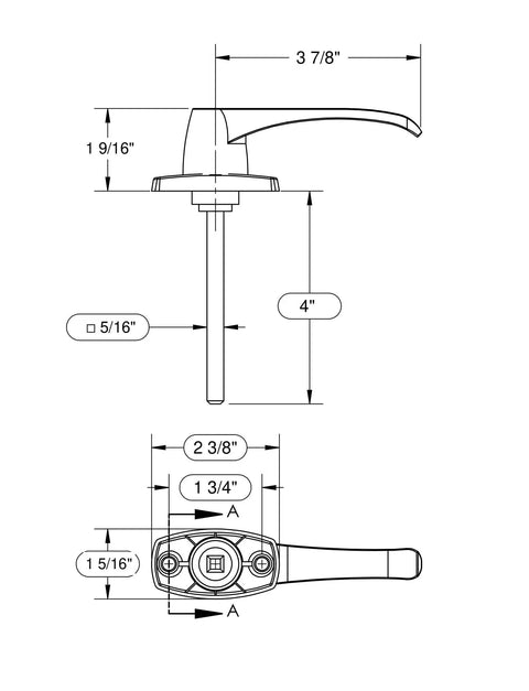 Heavy Duty Teardrop Trailer Front Door Handle With Latch Kit Featuring Slick Chrome Finish Plus Keyed Alike Locks For Left And Right Sides Include Two Nylon Striker Plates Built Tough For Smooth Operation On Vintage RV Campers