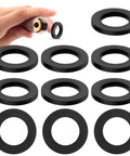 Rubber Washers For Hose And Shower Head Half Inch Seal Kit 24 Pack 19Mm OD 11Mm ID 2Mm Thick Leak Proof Seals For Tap Connectors Shower Hose No Drip Universal Fit Durable Plumbing Gasket Set
