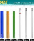 Color-coded axle adapters for Dirt Bike Tire Changing Stand For 16 To 21 Inch Rims Heavy Duty Portable Tire Tool.