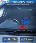 108dB Car Alarm System With 2 in 1 Vibration Sensor And Red Light Warning Wireless Remote Anti Theft Vehicle Alarm For RV SUV And Truck Magnetic Install Design For Quick Setup Loud Alarm And Visual Alert That Scares Off Thieves on dashboard, PC material