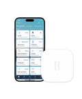 Zigbee Vibration Sensor And Glass Break Detector For Home Security with smartphone app interface, requires Zigbee Hub