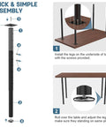 Heavy Duty Adjustable Desk Legs Set Of 4 For DIY Office Tables From 24 To 37 Inches With Leveling Feet installation guide
