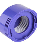 Close-up of a purple post-filter for V7 V8 vacuum, part 965661 01 and 967478 01. Four Pre Filters And Four Post Filters Replacement.
