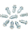 Hollow Wall Anchor Kit For Drywall And Plasterboard Galvanized Carbon Steel Toggle Bolts With Screws M5 And M6 Rust Resistant Nut Sleeve Fasteners DIY Friendly Easy Install And Heavy Duty Mounting Hardware, eight anchors