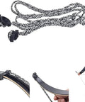 Crossbow Cocking Rope Kit With Mechanical Advantage Pulley System for no sweat stringing of compound and recurve bows in action