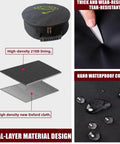 Slick EV Cable Carrier Bag For Electric Vehicle Charging Cables And RV Sewer Hose Organizer features dual-layer Oxford material.